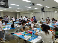 夏休みなのでたくさん参加してくれました